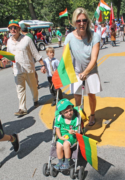 Lithuania in Parade of Flags