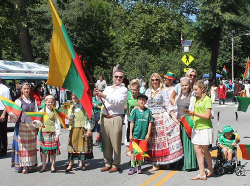 Lithuania in Parade of Flags