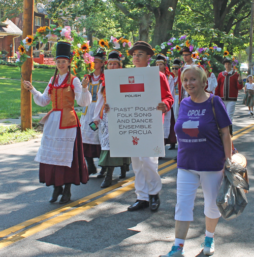 Polish in Parade of Flags