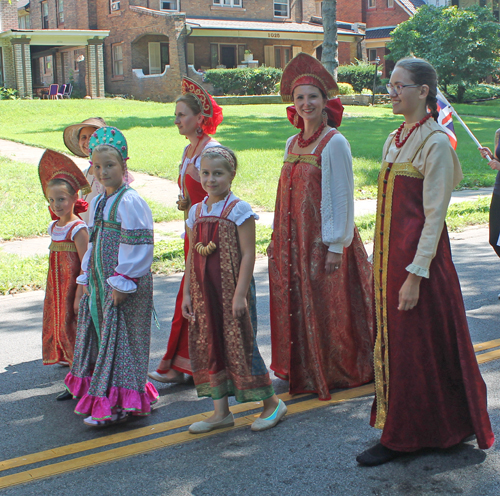 Russia in Parade of Flags