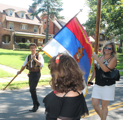 Serbia in Parade of Flags