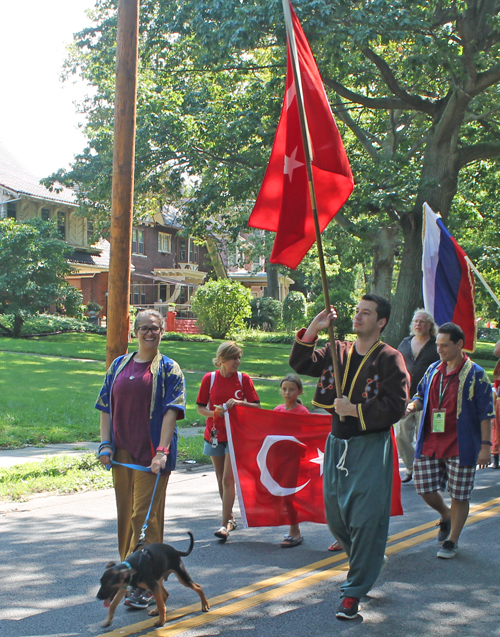 Turkey in Parade of Flags