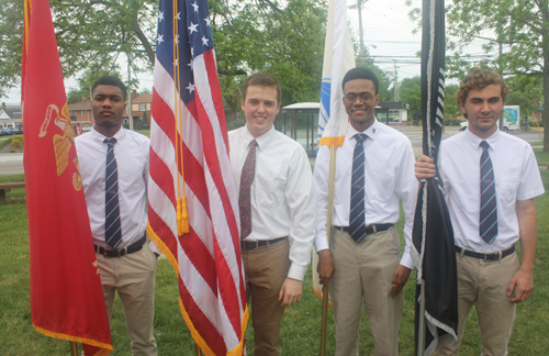 VASJ Color Guard fro Viking Veterans Memorial