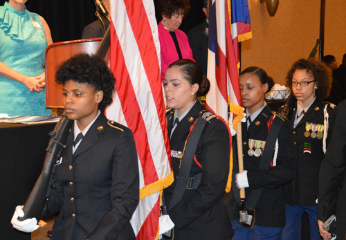 Horizon Science Academy's Junior ROTC Color Guard