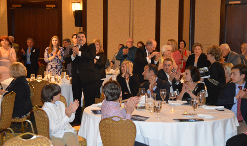 Italian Clubs give standing ovation to Basil Russo