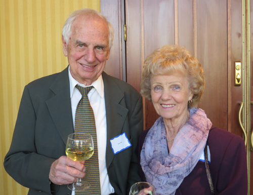 2014 Inductee Gene Bak and wife
