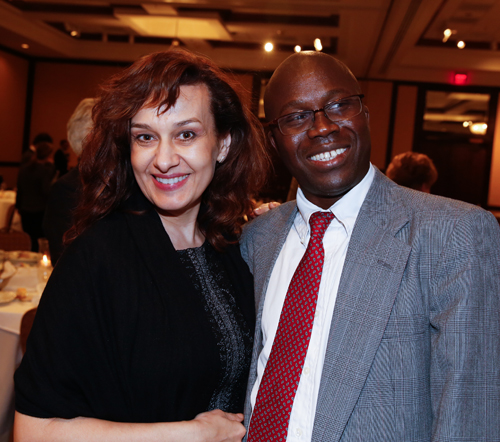 Nada Martinovics and Alassane Fall
