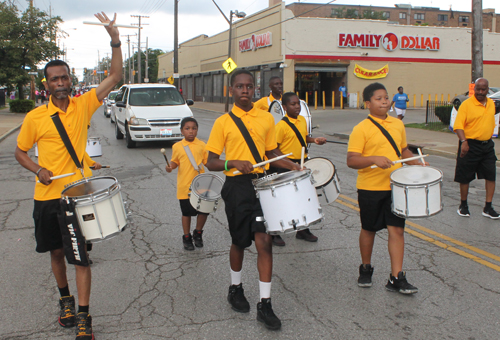 Drummers at Glenville Parade