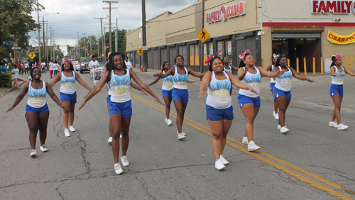 Lutheran East cheerleaders