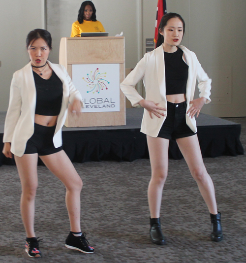 Young ladies dance K-Pop