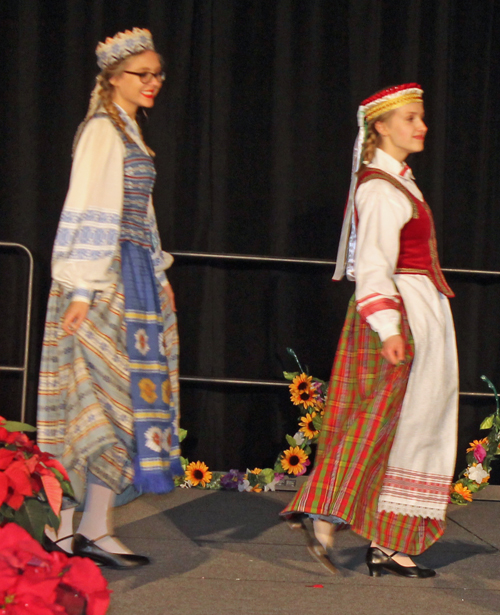 Fashions from Lithuania at Cleveland multicultural party