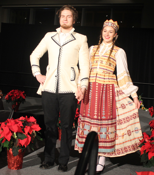 Fashions from Lithuania at Cleveland multicultural party
