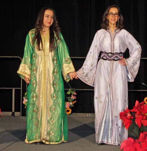 Loubna Blail and Bahareh Gharehgozlou representing Morocco