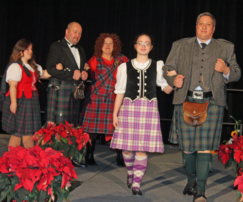 Representing Scotland in the fashion show