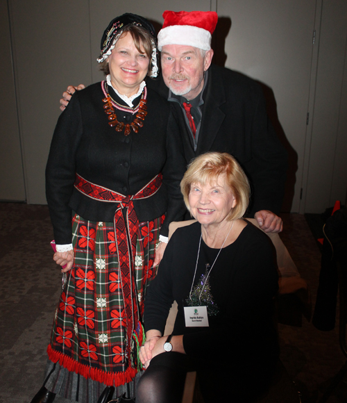 Lithuanian community leaders Ruta Degutis, Linas Johansonas  and Ingrida Bublys