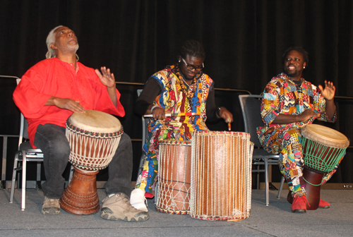 Afrique, drummers from Senegal