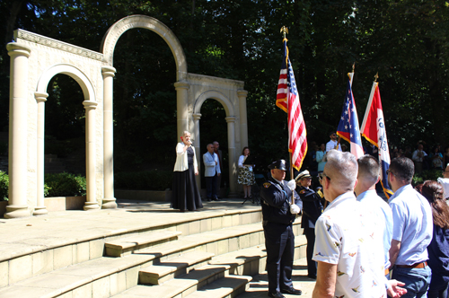 National Anthem with Cleveland Police Color Guard and Dorota Sobieska