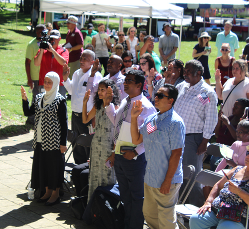 Naturalization Ceremony on One World Day