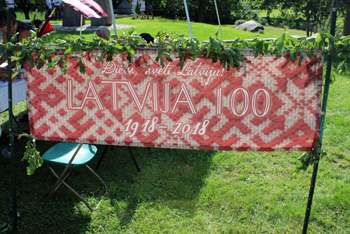 Latvian Cultural Garden on One World Day 2018