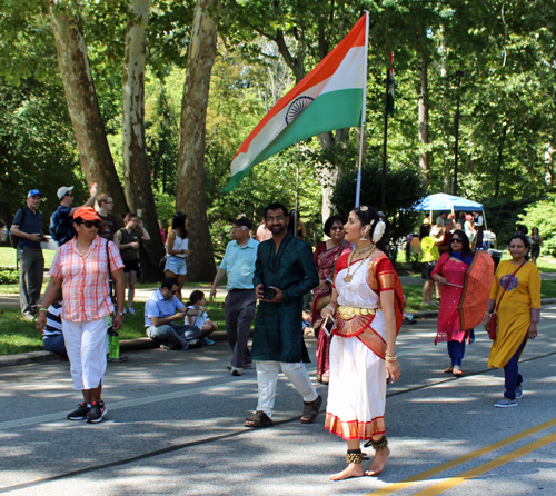 India  Garden in Parade of Flags at 73rd annual One World Day in the Cleveland Cultural Gardens