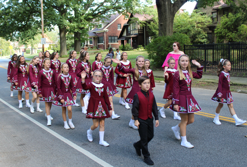 Irish Garden in Parade of Flags at 73rd annual One World Day in the Cleveland Cultural Gardens