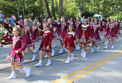 Irish Garden in Parade of Flags at 73rd annual One World Day in the Cleveland Cultural Gardens