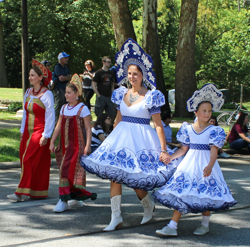 Russian Garden in the Parade of Flags at 2018 One World Day