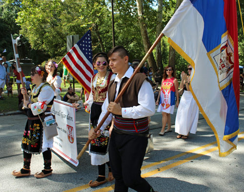 Serbian Garden in the Parade of Flags at 2018 One World Day