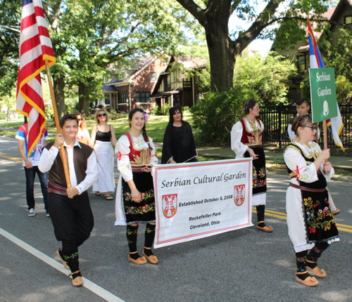 Serbian Garden in the Parade of Flags at 2018 One World Day