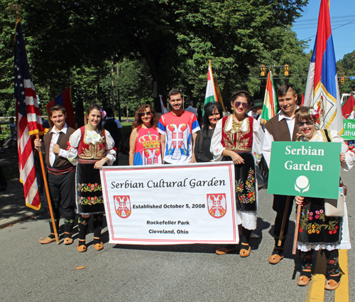 Serbian Garden in the Parade of Flags at 2018 One World Day