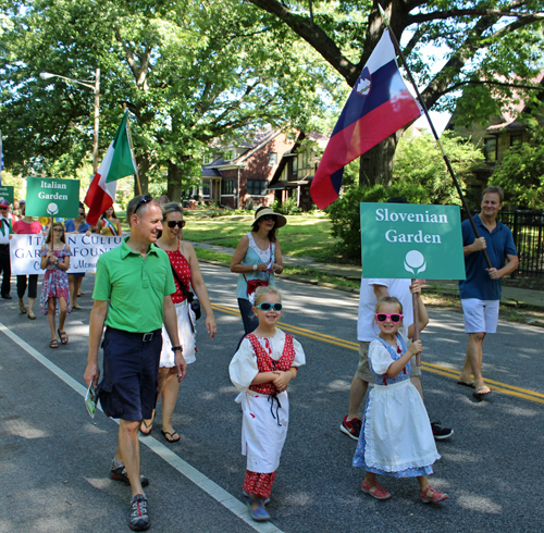 Slovenian Garden in the Parade of Flags at 2018 One World Day