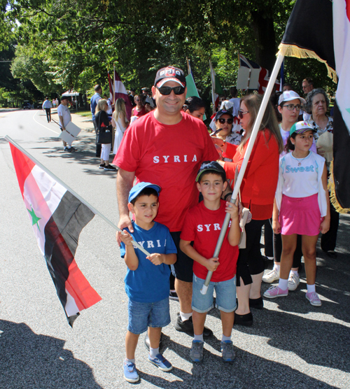 Syrian Garden in the Parade of Flags at 2018 One World Day