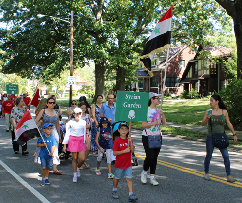 Syrian Garden in the Parade of Flags at 2018 One World Day