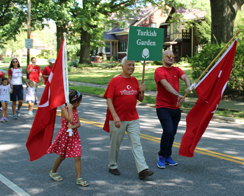 Turkish Garden in the Parade of Flags at 2018 One World Day