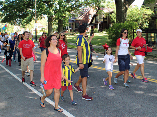 Turkish Garden in the Parade of Flags at 2018 One World Day