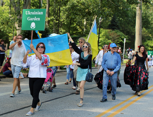 Ukrainian Garden in the Parade of Flags at 2018 One World Day