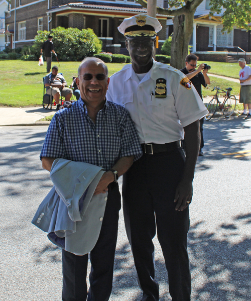 CCGF President Wael Khoury and Grand Marshall Cleveland Police Chief Calvin Willams