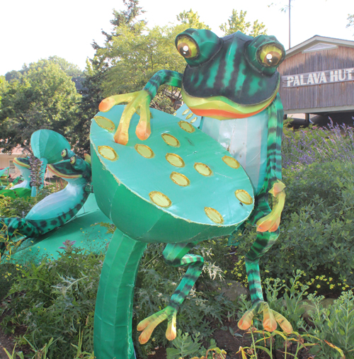 Frog Asian Lantern at Cleveland Metroparks Zoo