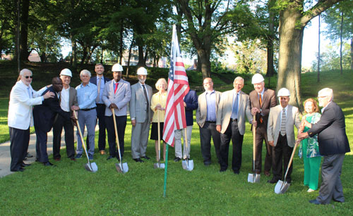 Groundbreaking of the Centennial Peace Plaza