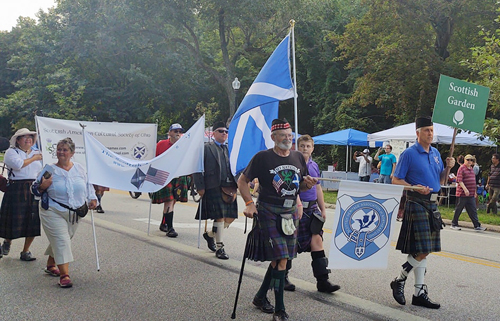 Scottish Garden in the Parade of Flags at One World Day