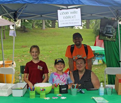 Irish Cultural Garden volunteers