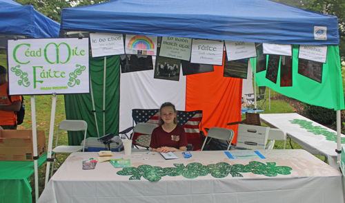 Irish Cultural Garden volunteers