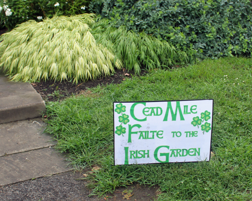 Irish Cultural Garden welcome