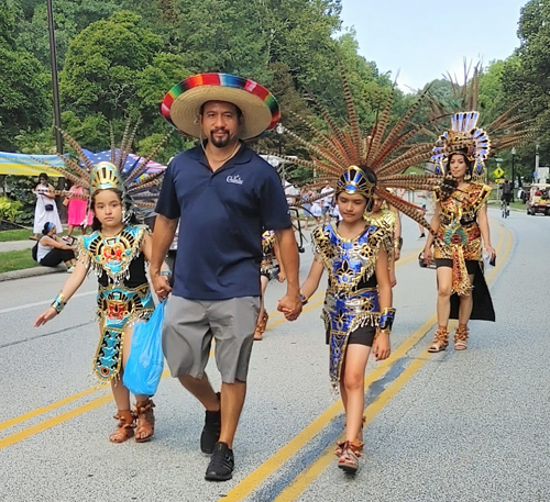 Mexican Culltural Garden in Parade of Flags at One World Day 2021