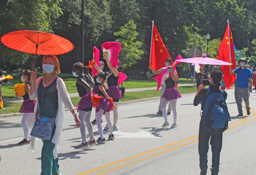 Chinese Cultural Garden in Parade of Flags at One World Day 2021