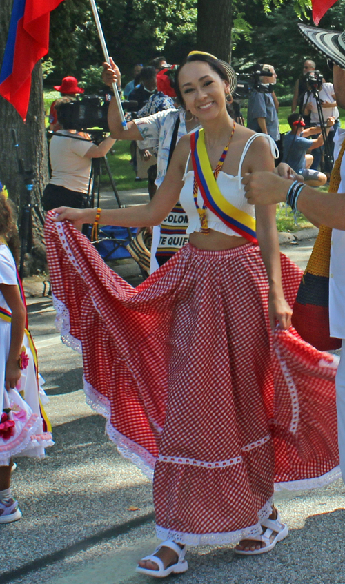 Colombia Garden in the Parade of Flags at One World Day