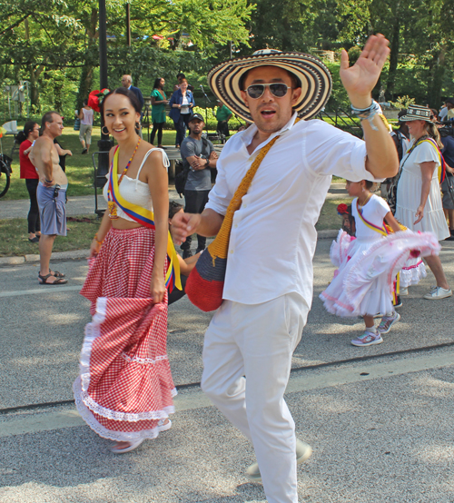 Colombia Garden in the Parade of Flags at One World Day