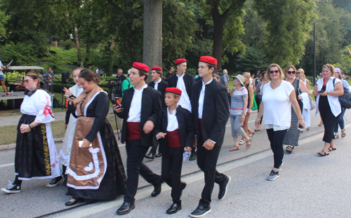 Croatian Cultural Garden at One World Day 2021 Parade of Flags