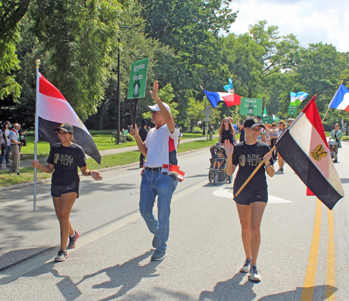 Egyptian community in Parade of Flags at One World Day 2021