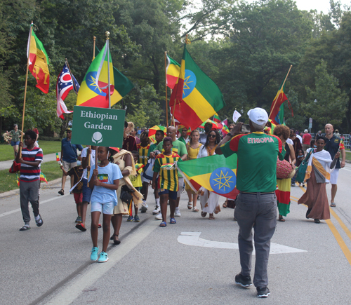Ethiopian Cultural Garden in Parade of Flags at One World Day